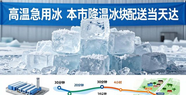 降温冰块配送流程_高效靠谱冰块运输_河东降温冰块配送