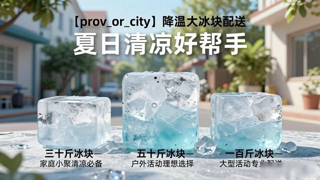 河东降温大冰块配送 夏日清凉好帮手